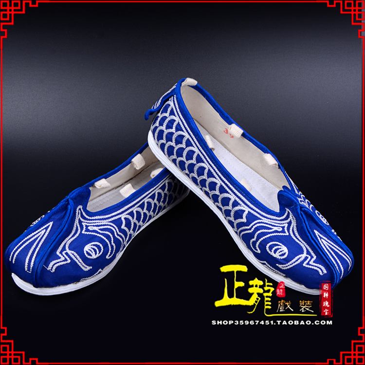 永宁戏鞋舞台演出鞋水路英雄三义斋布底鱼鳞洒