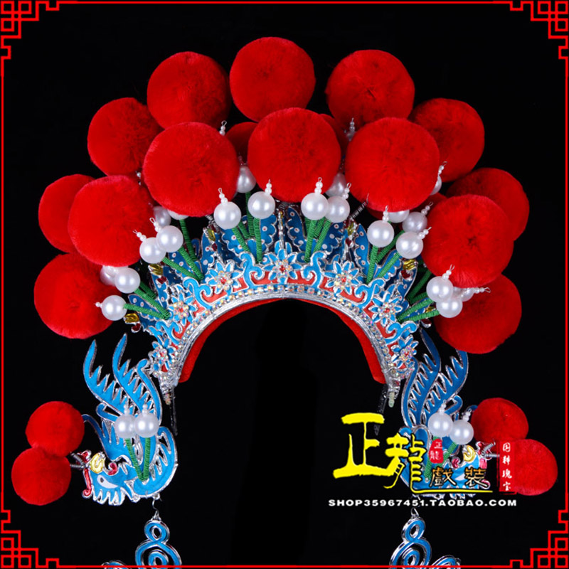 永宁戏曲盔帽武旦穆桂英花木兰女将 中档七星帽