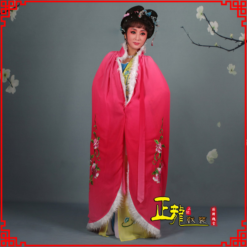 永宁小花旦绣花斗篷 花旦披风