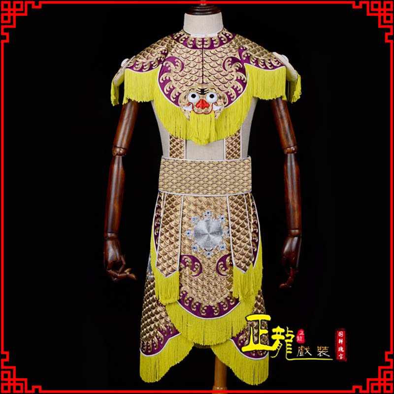 永宁武将士兵云肩鱼鳞侉子